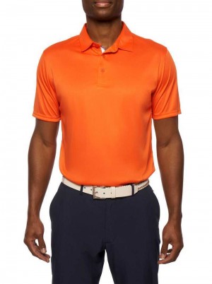 Robert Graham Axelsen Performance Polo Białe | VDYXNK572