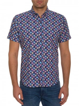 Robert Graham Clyford Short Sleeve Button Down Shirt Multi | TBDMXQ540