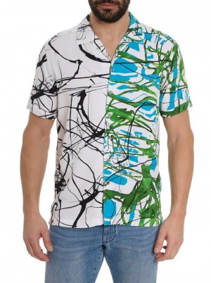 Robert Graham Garson Short Sleeve Button Down Shirt Multi | ZCNXLT890