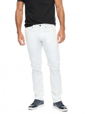 Robert Graham Kilmer 2 Denim Pant Białe | EVACDW905