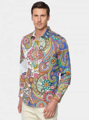 Robert Graham Limited Edition Dprops Long Sleeve Button Down Shirt Classic | XWNERQ467