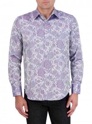 Robert Graham Limited Edition Portiere Long Sleeve Button Down Shirt Classic | PQVCWY124
