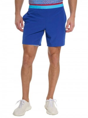 Robert Graham Paddle Sport Short Niebieskie | YPWRVL074