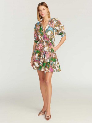 Robert Graham Sydney Short Sleeve Dress Multi | BWQSCL158