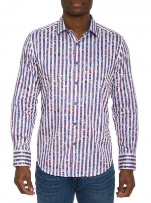 Robert Graham Tonale Long Sleeve Button Down Shirt Multi | PMETSF902